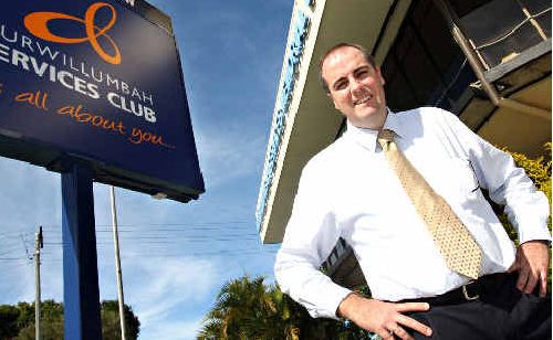 New challenge: Services Club CEO Guy Diven who will head the merger with the Murwillumbah Bowls Club. New challenge: Services Club CEO Guy Diven who will head the merger with the Murwillumbah Bowls Club.